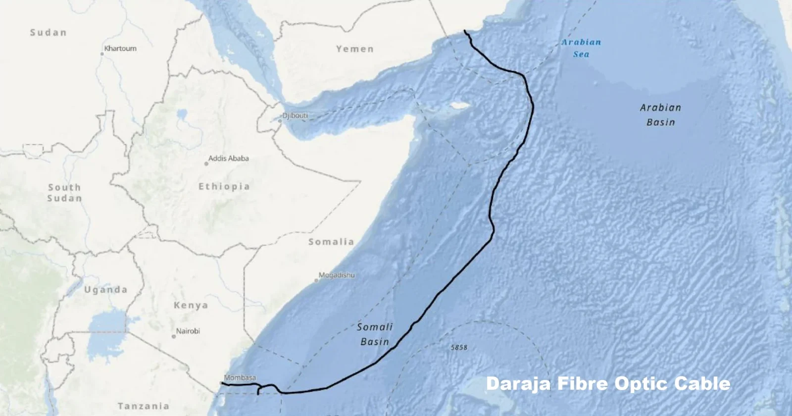 daraja fibre optic cable route