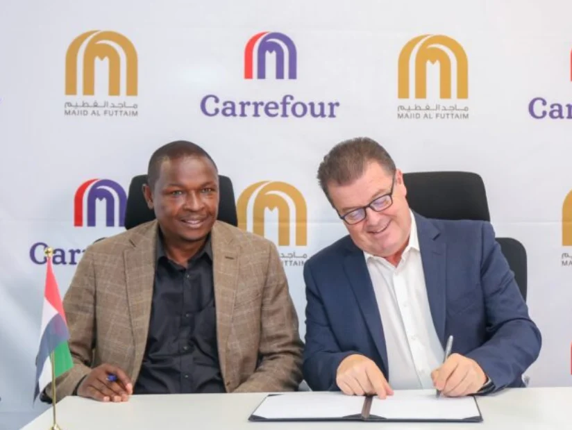 Executive Director of Food Banking Kenya, John Gathungu, and Majid Al Futtaim Retail Regional Director for East Africa