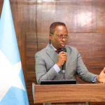 Somalia’s Minister of Agriculture and Irrigation, Mohamed Abdi Hayir Mareye