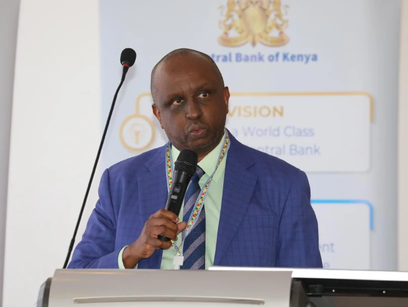 Director of Bank Supervision, Matu Mugo, delivered the opening remarks at the CBK AI Hackathon 2025.