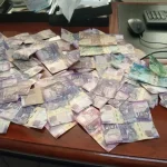 Bribes seized by EACC. PHOTO/@EACCKenya/X