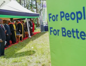 KCB F Graduates during the graduation ceremony.