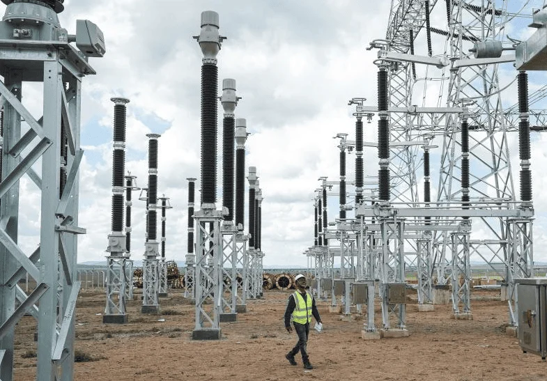 The Konza transformer substation in Kenya