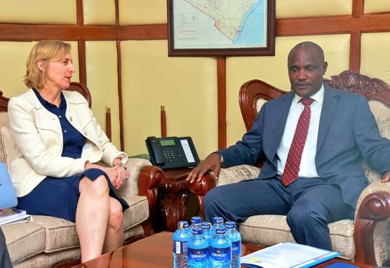 John Mbadi meets US Embassy Chargé d’Affaires Susan Burns