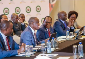 Treasury Cabinet Secretary John Mbadi appearing before a joint committee of the National Assembly