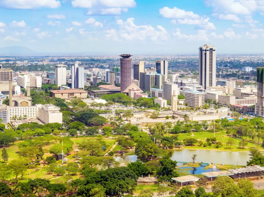 A view of Kenya's capital Nairobi.