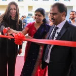 Ms. Afaf Kontar, Chief Executive Officer of AHI Carrier (right), joins Kishore Reddy, Managing Director of North Star Cooling Systems (left), in cutting a ribbon to officially unveil the first dealer-based Carrier and Toshiba HVAC showroom in Nairobi, launched in partnership with North Star Cooling Systems.