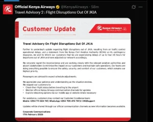 Q A post shared by KQ on X