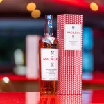 The Macallan Double Cask 12 Years Old showcasing the brand’s refreshed visual identity, recently introduced to the Kenyan market.