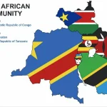 new east african community map