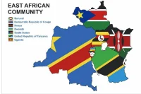 new east african community map