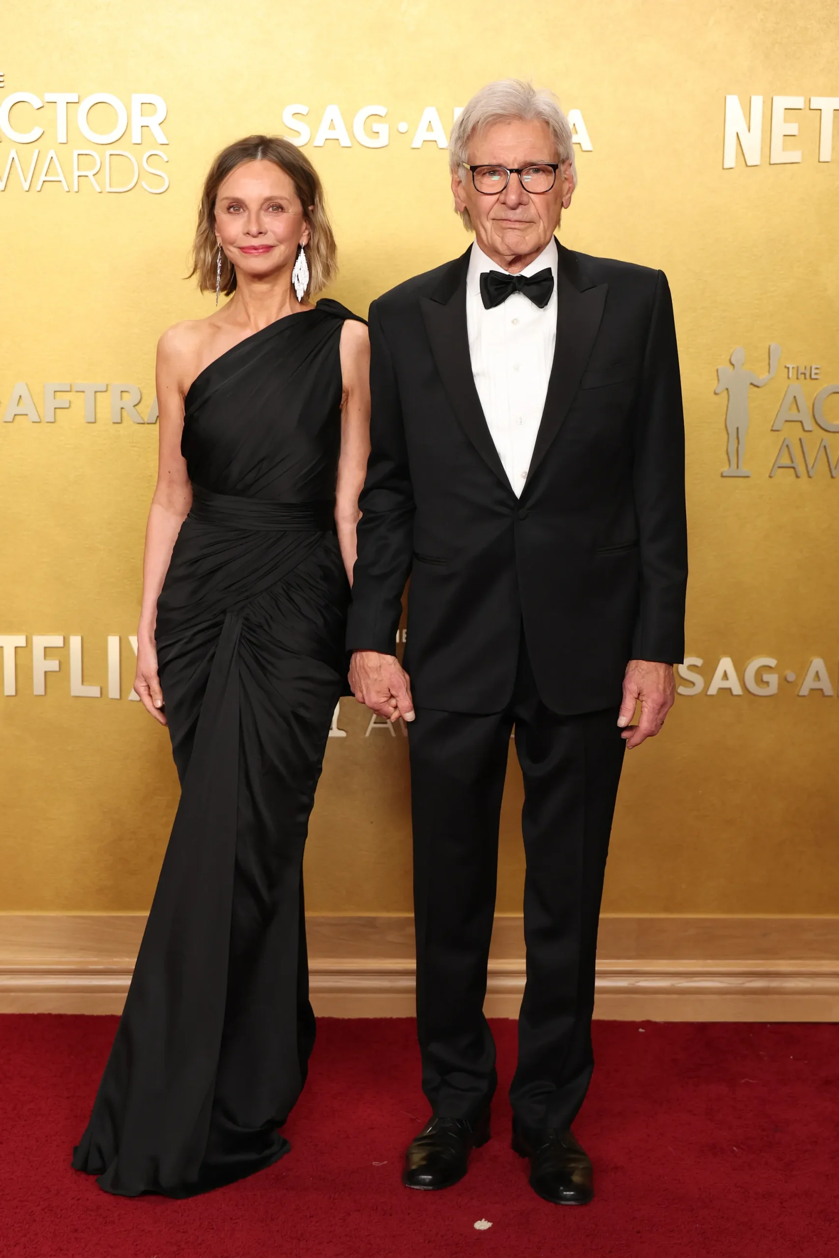Calista Flockhart and Harrison Ford. Getty Images Calista Flockhart and Harrison Ford. Getty Images