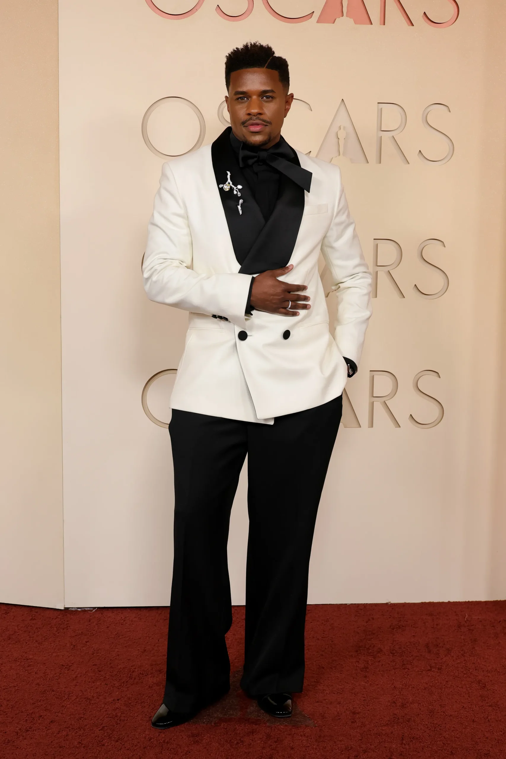 Jeremy Pope in Ami Paris Jeremy Pope in Ami Paris