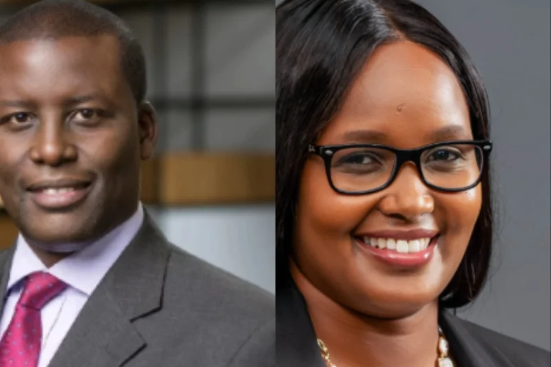 A collage of Sydney Wafula and Catherine Chepkong’a; the new appointiees at BAT Kenya