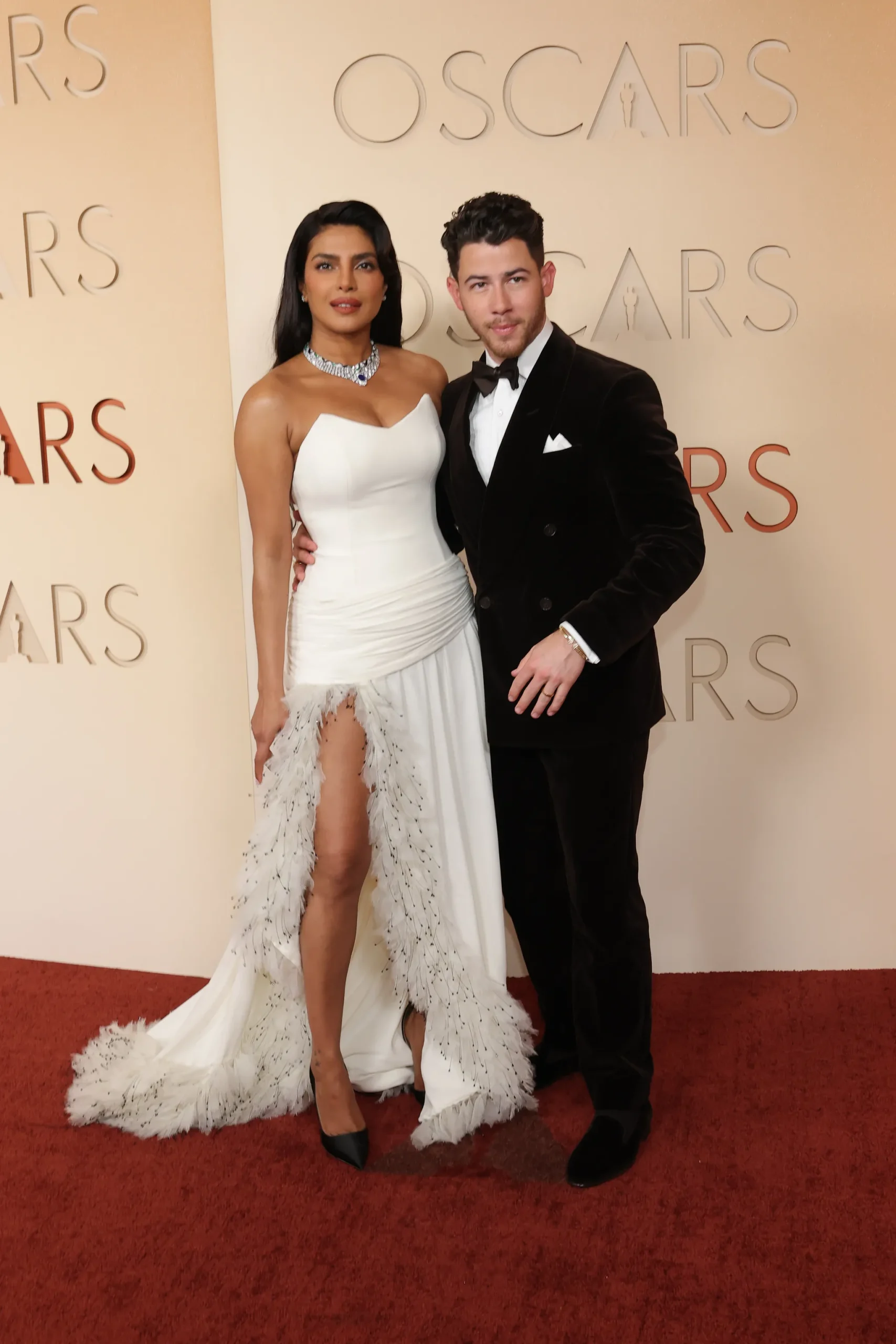 Priyanka Chopra Jonas in Dior and Nick Jonas Priyanka Chopra Jonas in Dior and Nick Jonas
