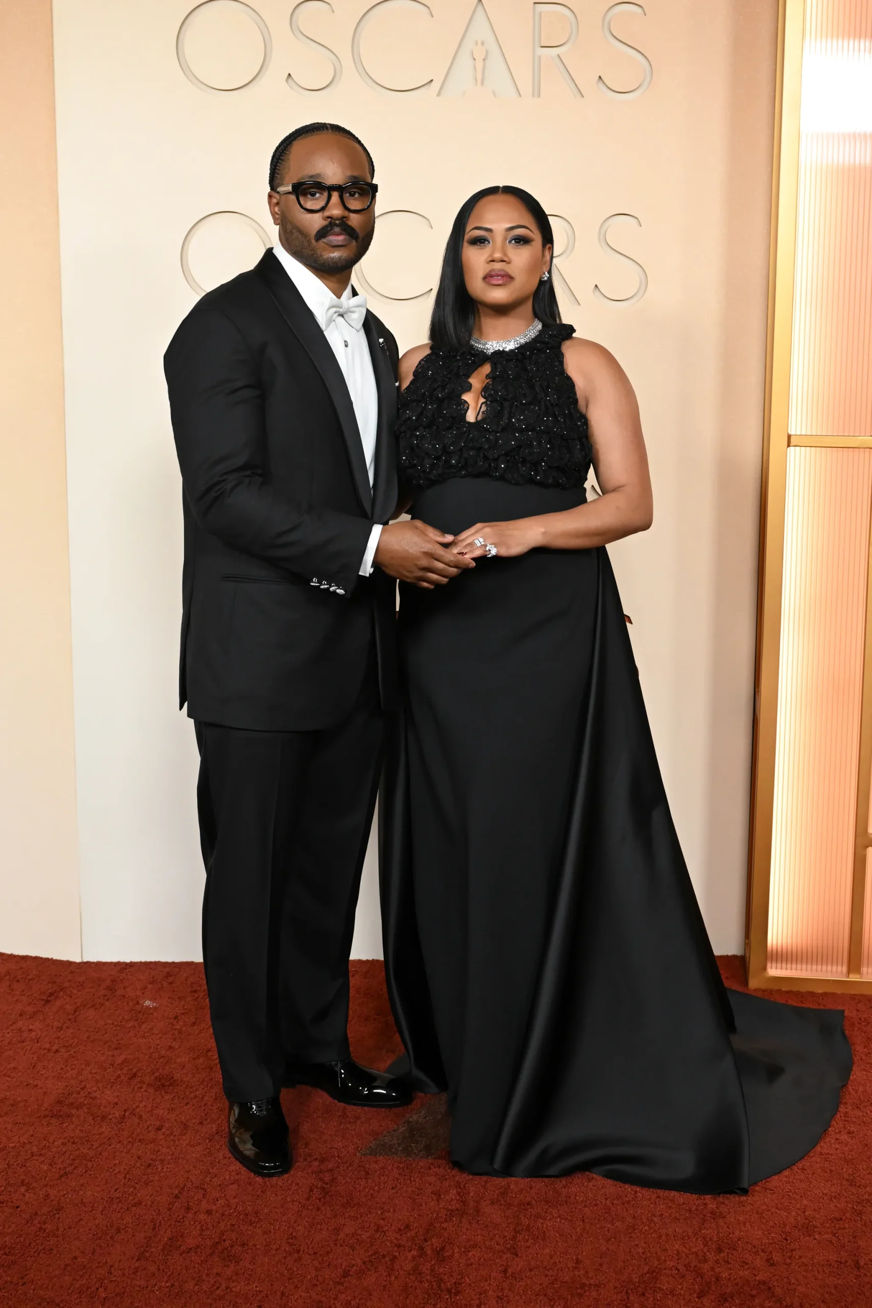 Ryan Coogler and Zinzi Coogler in Louis Vuitton Ryan Coogler and Zinzi Coogler in Louis Vuitton