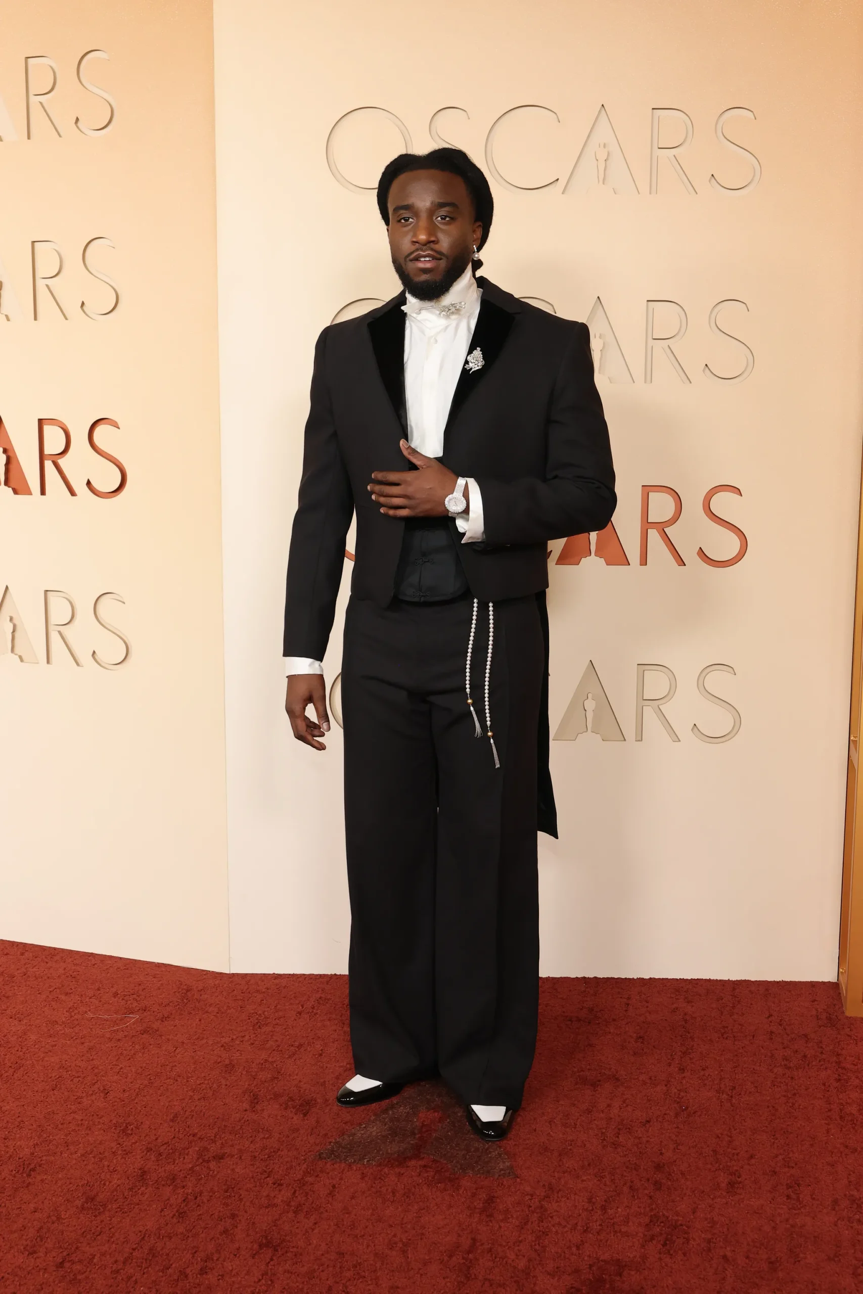 Shaboozey in Campillo and Briony Raymond jewelry Shaboozey in Campillo and Briony Raymond jewelry