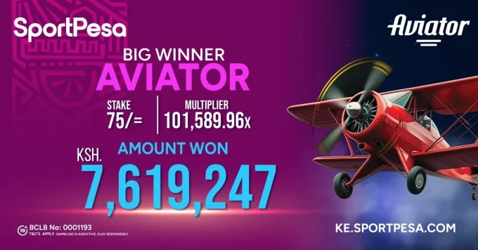 SportPesa Aviator Winner FEB 2026