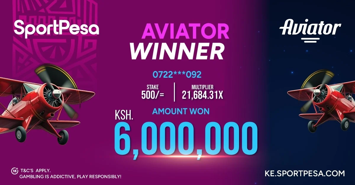 SportPesa Aviator Winner March 2026