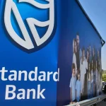 Standard Bank ad on wall
