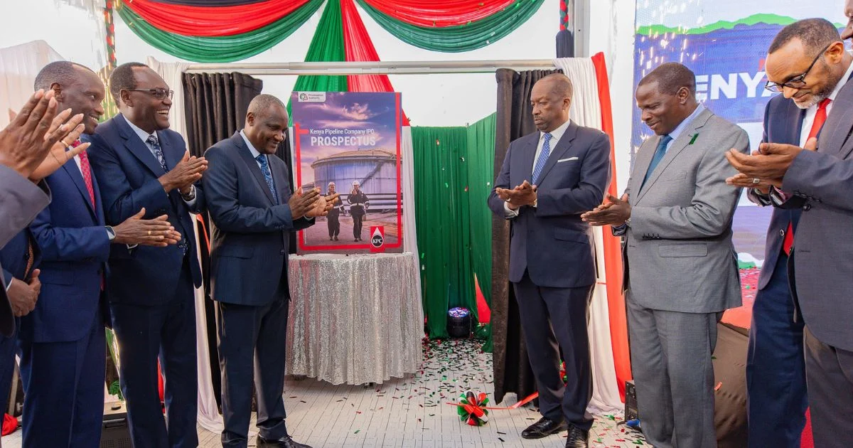 Kenya Pipeline Company shares traded above IPO price on day one at the NSE