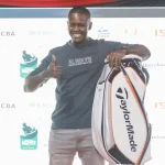 Overall Golf winner Duncan Kung'u