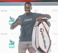 Overall Golf winner Duncan Kung'u