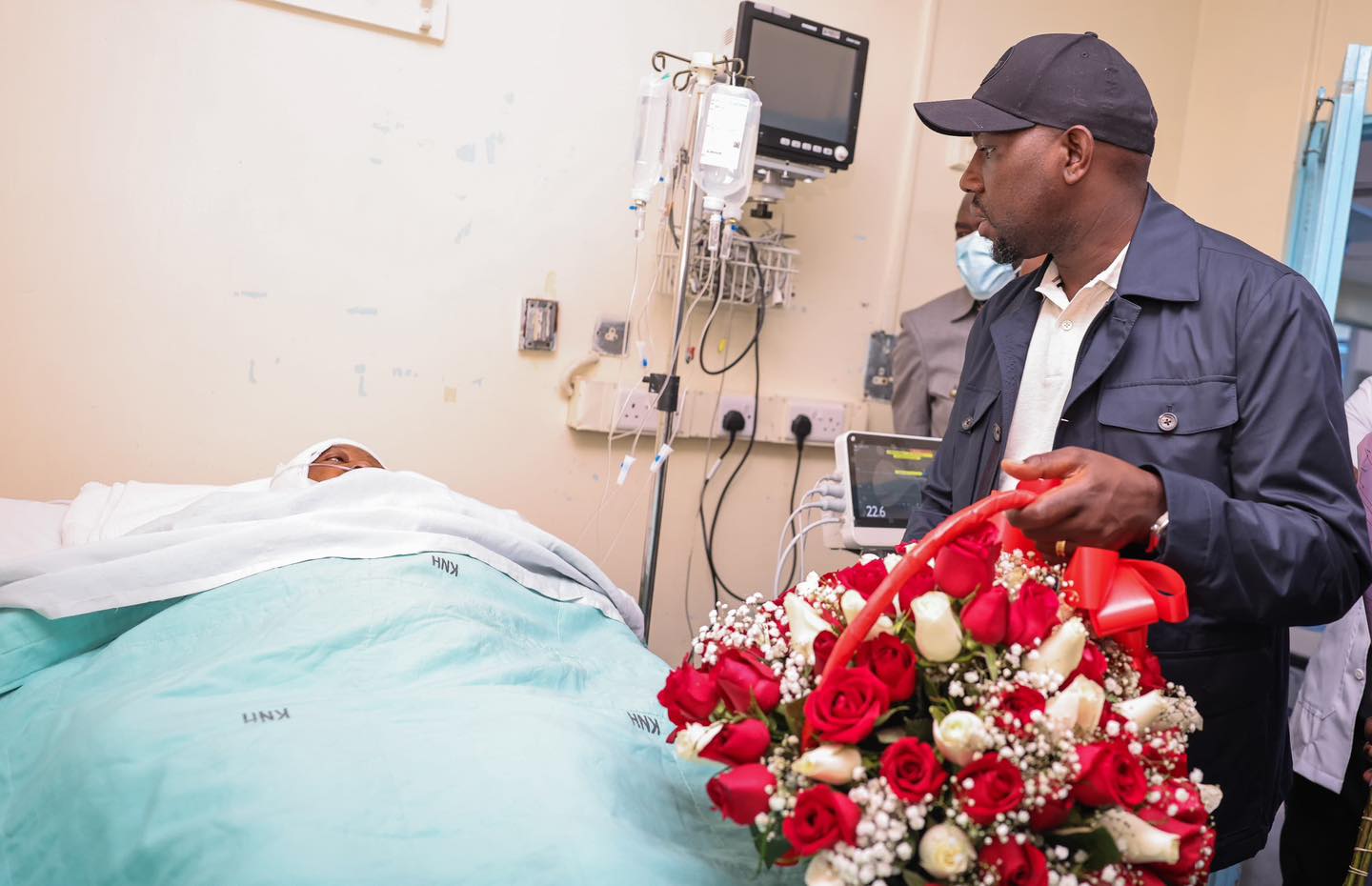 Interior CS Kipchumba Murkomen visits Rachel Wandeto in hospital
