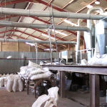 Rice in wharehouses