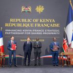 President William Ruto with President Macron