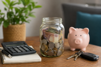 Financial planning on a cozy desk. PHOTO/AI