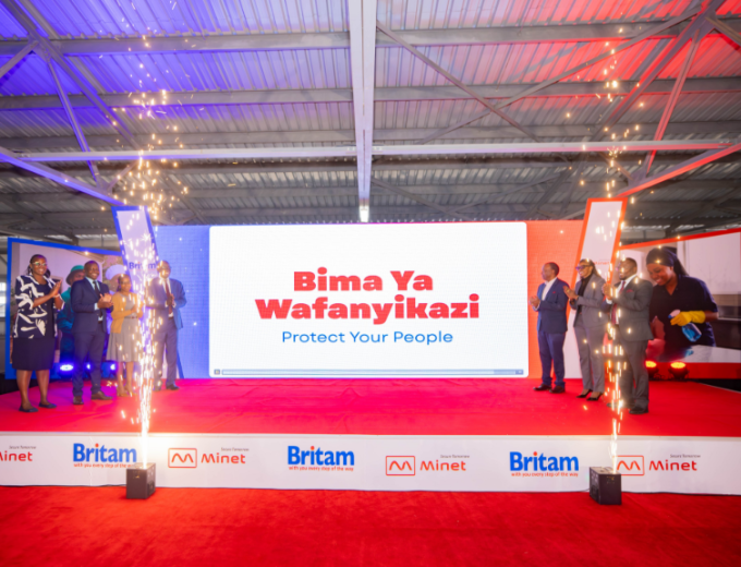 The insurance cover is underwritten by Britam and will be distributed through Minet Kenya Insurance Brokers