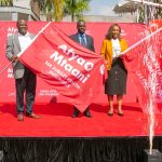 Jubilee Health Insurance Chief Executive Officer Njeri , IRA Chief Executive and another senior official during launch of the new insurance premium model