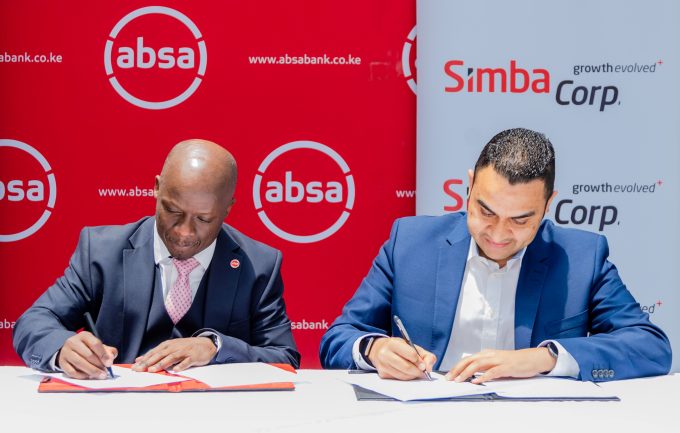 2- Absa Bank Kenya Corporate & Investment Banking Managing Executive James Agin with Simba Corporation Executive Director Suraj Shah sign a strategic Memorandum of Understanding (MoU) with Simba Corporation to expand access to vehicle and agricultural equipment financing solutions for individuals and businesses.