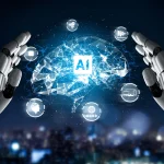 Articicial Intelligence (AI) illustrator.