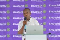 Albanus Muthoka, Assistant General Manager, Enwealth Financial Services, speaking during the Enwealth Umbrella Fund AGM held on August 28. 2026