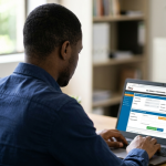 A man on the KRA's iTax website.