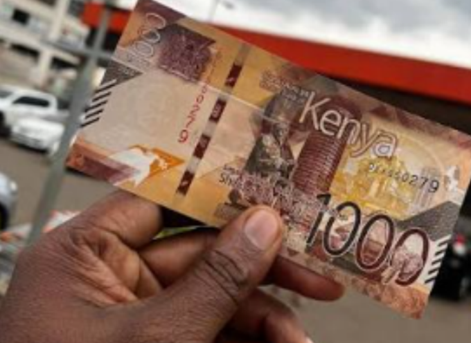 A ksh 1000 note.