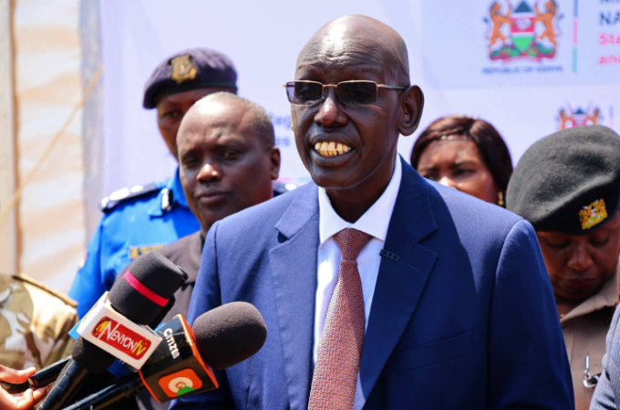 Principal Secretary for Immigration and Citizen Services Belio Kipsang