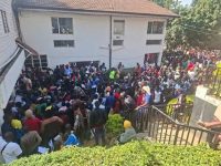 Burundi nationals at the Burundi embassy in Nairobi