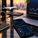 Trader’s luxury desk setup.