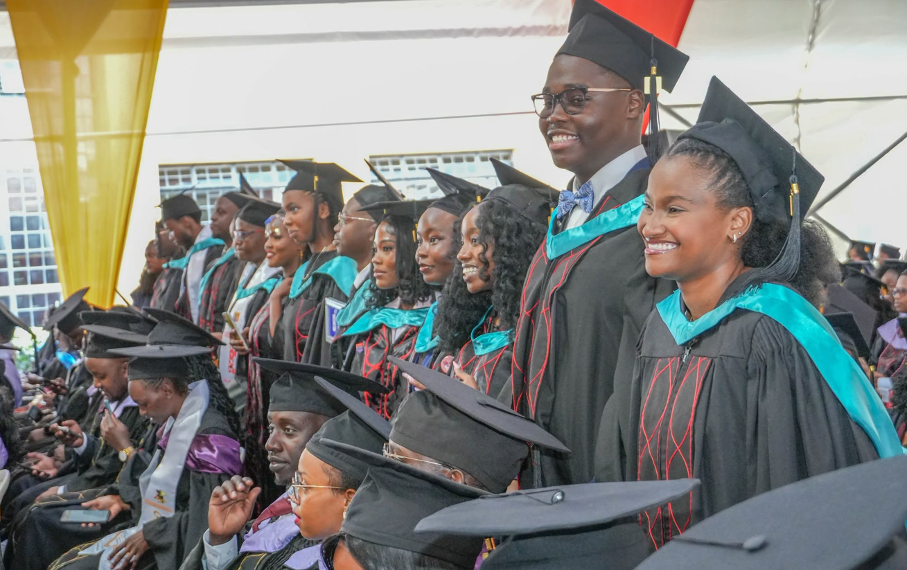 Strathmore University graduants during a past graduation ceremony