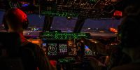 Kenya Airways aircraft cockpit