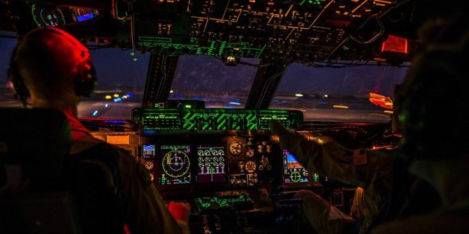 Kenya Airways aircraft cockpit
