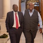 Kenyan President Willam Ruto and Wicknell Chivayo.