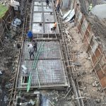 Wastewater Management system under construction