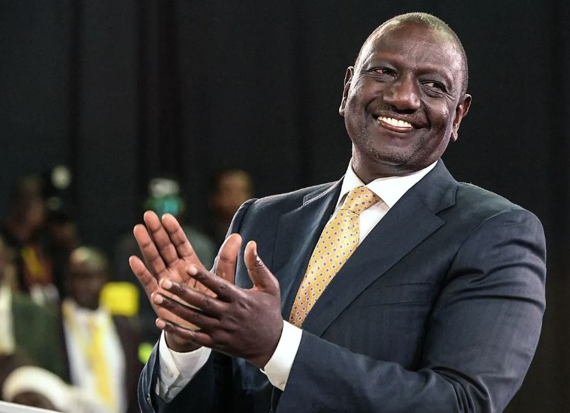 President William Ruto at a past event.